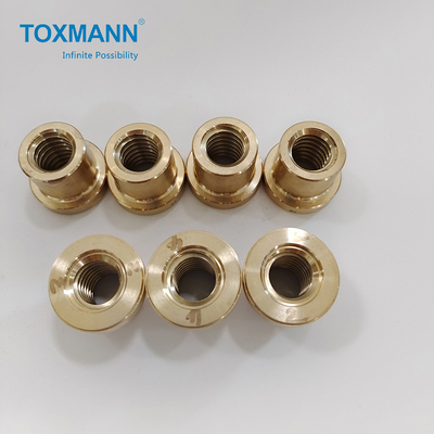 Латунь Toxmann повернула CNC для того чтобы обрабатывать подвергая механической обработке части на токарном станке для пластиковой прессформы