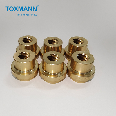 Латунь Toxmann повернула CNC для того чтобы обрабатывать подвергая механической обработке части на токарном станке для пластиковой прессформы